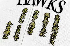 今宮 応援歌 行金黒 刺繍 ワッペン　ソフトバンク ホークス 応援