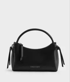 CHARLES & KEITH ハンドバッグ ブラックのサムネイル