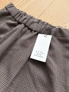 新品ロンハーマン　チェック柄ロングパンツ130