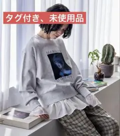 異素材 ドッキング ロンT/レイヤードロンT