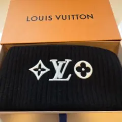 LOUIS VUITTON ニット帽 ビーニー ブラックのサムネイル