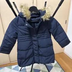 GU キッズダウンコート フード付き