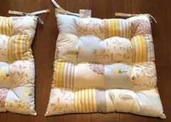 ❤︎【新品/未使用】ローラアシュレイ クッション 未使用】 ローラアシュレイ クッションカバー 丸形 青 ローズ 2