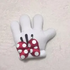 ミニー マウス 左手 手袋 グローブ ディズニー ランド シー ミニーちゃん