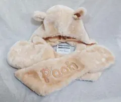 東京ディズニーリゾート プーさん フード付マフラー