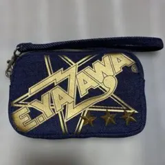 E.YAZAWAデニムポーチ ゴールド3D☆スタッツEikichiYazawaのサムネイル