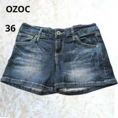OZOC デニムショートパンツ インディゴ 36のサムネイル