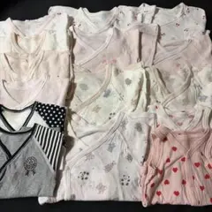 ベビー 新生児用 短肌着 コンビ肌着 ロンパース肌着 50~60㎝ まとめ売り