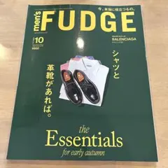 men's FUDGE 10月号 vol.185