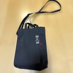 POLORALPHLAURENショルダーバッグ黒 ポロベアのサムネイル