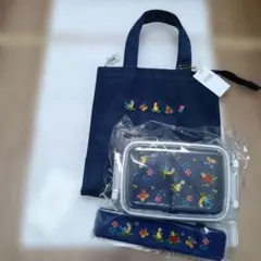 阪急梅田限定✨学校フェイラー 弁当箱 カトラリー ランチクロス ランチ