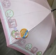 新品　スヌーピー　ワンタッチ式晴雨兼用　全長87cm ピンクのサムネイル