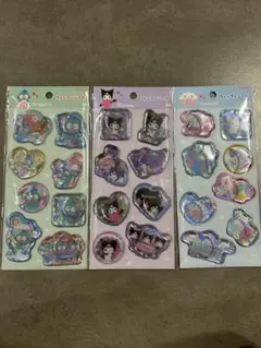 【クロミ　シナモンロール　ハンギョドン】ウォーターシール3枚セット