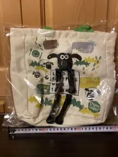 【ひつじのショーン】トートバッグ(グリーン系)