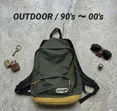outdoor リュック ブルー archive 00s〜 古着 希少 水色 - メルカリ