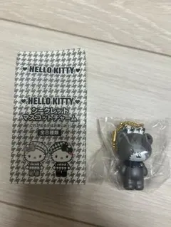 ハローキティ　モノクロガーリー　シークレットマスコットチャーム　タイニーチャム