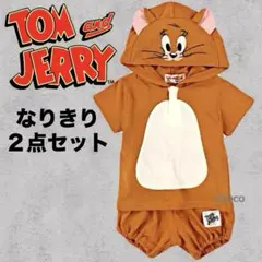 ベビー半袖Tシャツ80トムとジェリー仮装コスプレなりきり上下セットキッズ子供