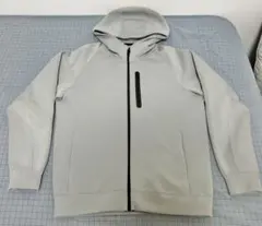 【美品】ユニクロ ドライストレッチスウェットフルジップパーカー Lサイズ