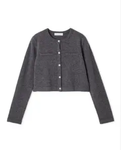 CELFORD ウールビジューボタンカーディガン