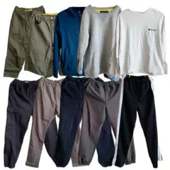 男の子 160とSサイズ ズボン トップス 計10着 まとめ売り 着用感有り