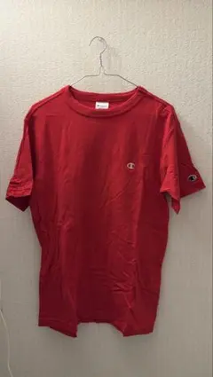 Champion レッド 半袖Tシャツ