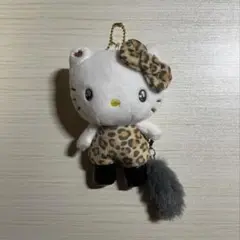 サンリオ ハローキティ 豹柄 y2k ぬいぐるみ マスコット キーホルダー