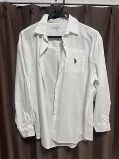 U.S. POLO ASSN. ホワイト 長袖シャツ Fのサムネイル