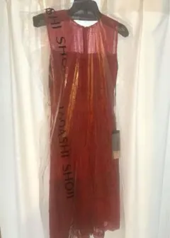TADASHI SHOJI ツートンオフショルダードレス 赤 - メルカリ