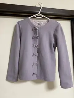 any FAM カーディガン 120 ラベンダー