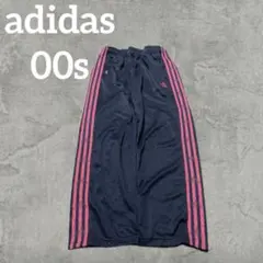 00s adidas 万国旗 ネイビー 常田大希 y2k バギーパンツ