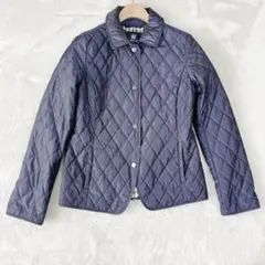 【極美品】アクアスキュータム キルティングジャケット コート ネイビー 160