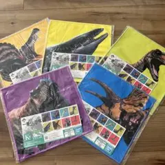 恐竜デザインタオル 5枚セット