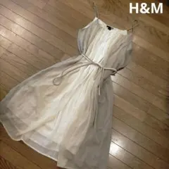 H&M ストライプ キャミワンピース グラデーション
