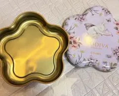 【美品】GODIVA G CUBES ウサギとアゲハ蝶　空缶
