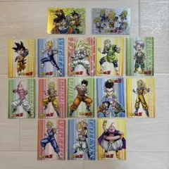 【当時物・美品】ドラゴンボールZ 丸大食品 カード 15枚セット キラあり 2