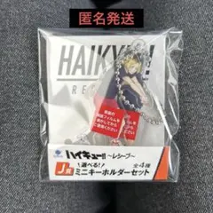 ハイキュー！！くじラック　〜レシーブ〜　J賞ミニキーホルダーセット　孤爪・黒尾