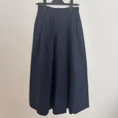 【お値下中】ネイビー ロングスカート M-L