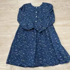 SHIPS リバティ長袖ワンピース 120