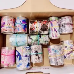 ま*認様 ♡ 断捨離 海外マステ まとめ売り 12本 petテープ♡