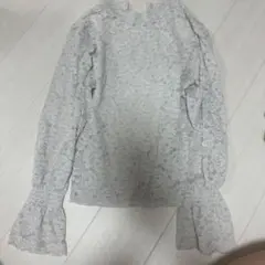 LOWRYSFARM ホワイト レース 長袖ブラウス M