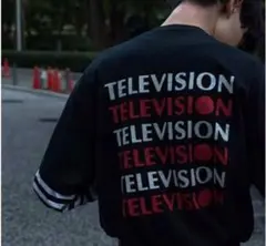 ALLEGE （アレッジ）TELEVISION Tシャツ ブラックのサムネイル