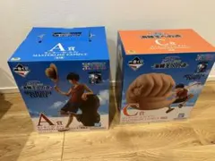 一番くじ　ワンピース　海賊王への道　ルフィ　A賞・C賞2体セット　新品・未開封