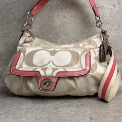COACH 13175 コーチ パテントレザー 2way ショルダー レッド - メルカリ