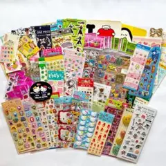 【当時物】平成 レトロ シール サンリオ ディズニー スヌーピーなど 大量