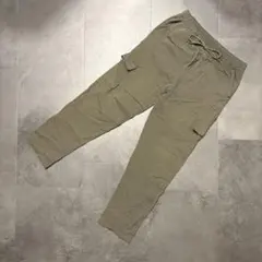 カーゴパンツ オリーブグリーン メンズ ボトムス ズボン ストレッチ スリムのサムネイル