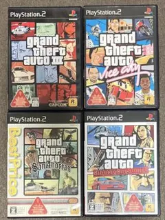 PS2 グランド・セフト・オート 4本セット