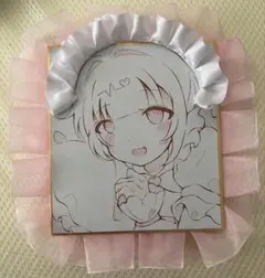 女の子　オリジナル　イラスト　アナログイラスト　手描きイラスト　メイド　創作