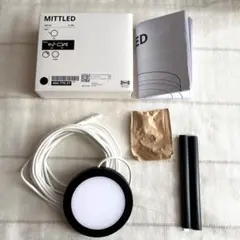 新品未使用　IKEA MITTLED ミットレド LEDスポットライト ブラックのサムネイル