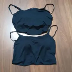UNIQLO ブラック ブラトップ Mサイズ　2着