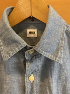 ユニクロ ダンガリー長袖シャツ サイズS